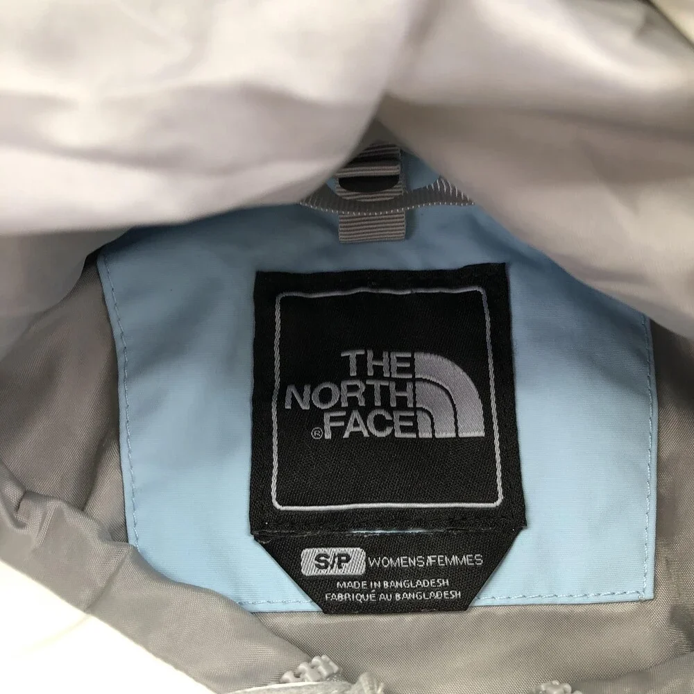 The North Face Jacket Womens Small White DryVent Hooded Full Zip Ski Snowboard